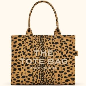 Marc Jacobs Cheetah Canvas Large Tote